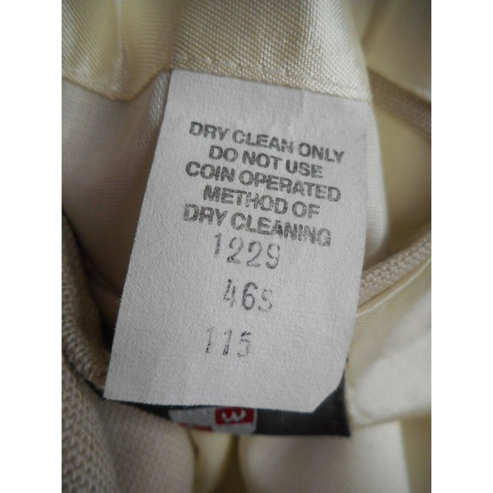 Vintage Cross Winsor Mens Beige Sport Coat 2 Button Front Long Sleeve Size 46S - Picture 8 of 9
